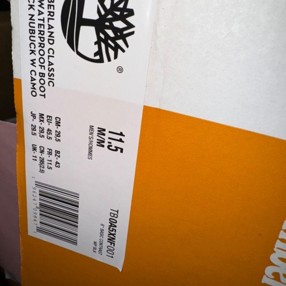TIMBERLAND BOOTS WITH CAMO** 11.5 BRAND NEW WITH BOX** main image 3